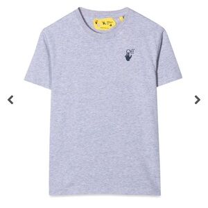 Off-White Kids grey marker arrow t-shirt Boys 10 NWOT